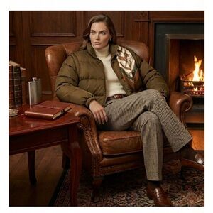 WeWoreWhat Womens Zip Off Sleeve Puffer Military Olive Jacket Size XS